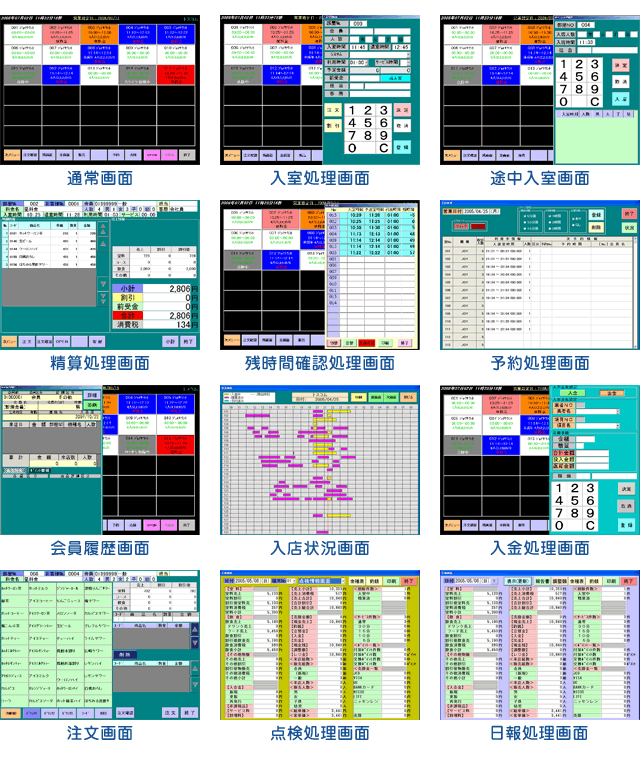 「操作画面 内容」