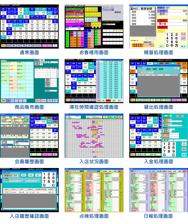 「操作画面 内容」